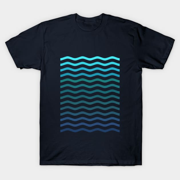 Simply Water T-Shirt by Goldquills